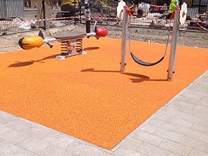 Playsafe® rubber playground safety surfacing